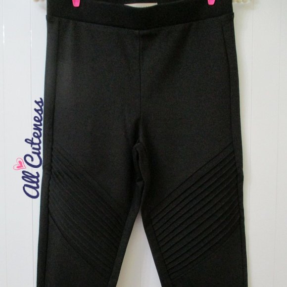 Active USA Pants - Black Pintuck Detail Pants